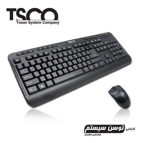 کی برد و موس آکبند تسکو Tsco TKM 8052 Keyboard+Mouse