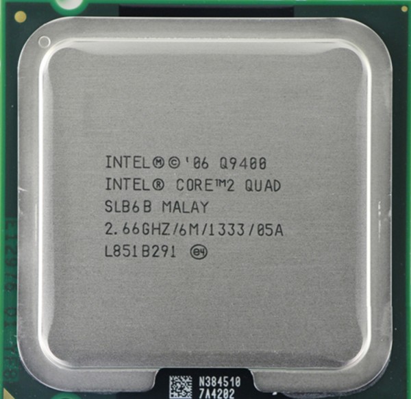 سی پی یو دست دوم Intel® Core™2 Quad Processor Q9400 (6M Cache, 2.66 GHz, 1333 MHz FSB)