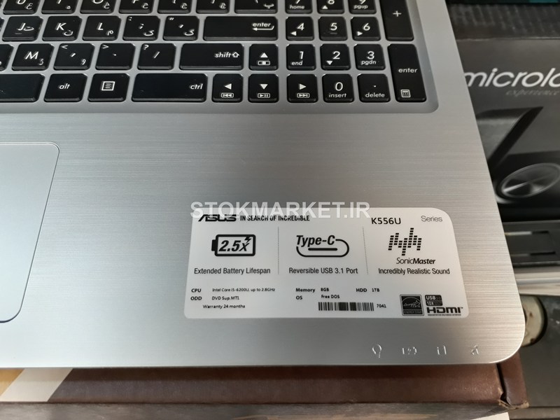 لپ تاپ دست دوم ایسوس مدل ASUS K556UR i5 