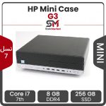 مینی کیس استوک hp G3 پردازنده Core i7 نسل 7 رم 8GB حافظه 256GB-ssd گرافیک Intel