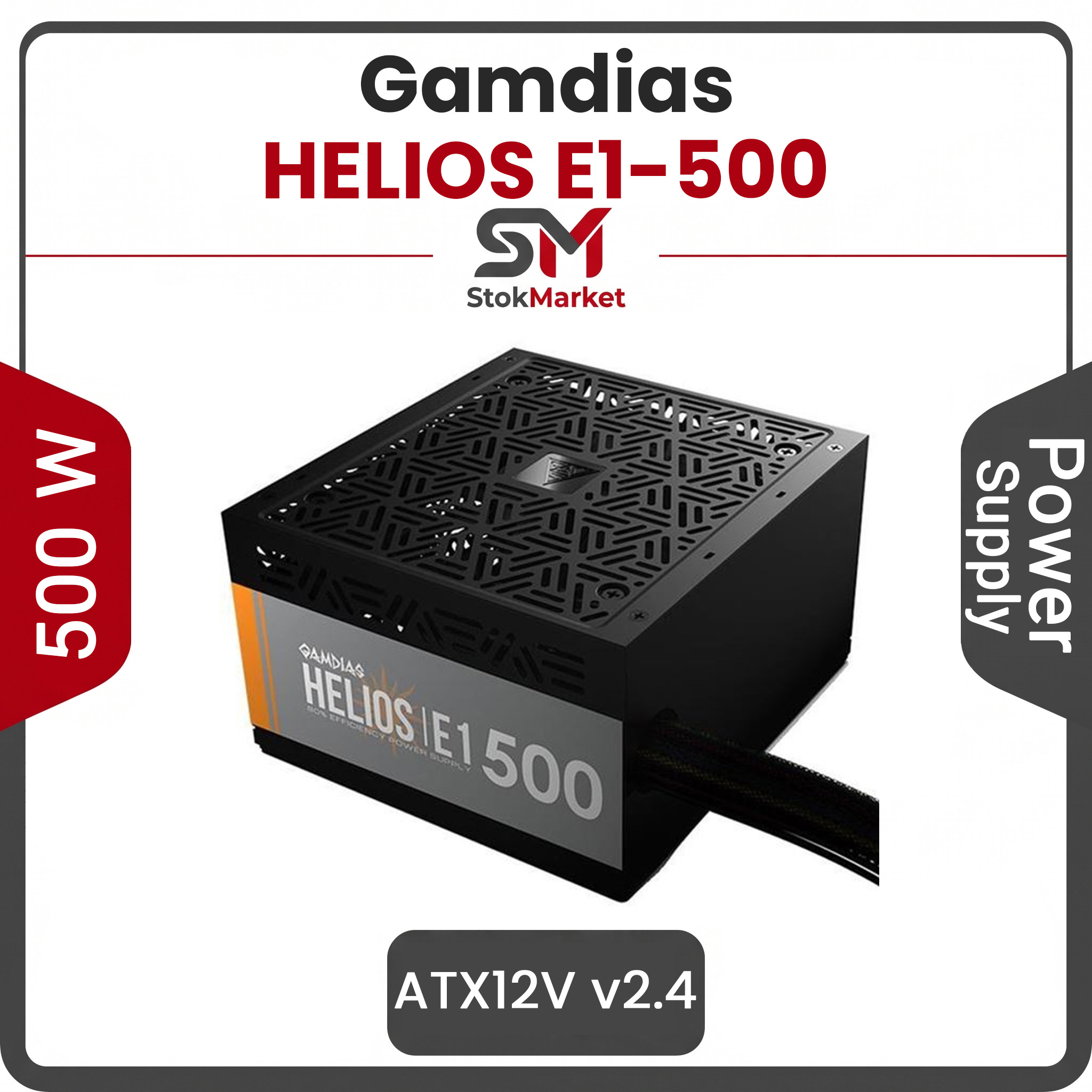 03a3ec36-43f7-4e8c99748e1ff منبع تغذیه گیمدیاس مدل HELIOS E1-500 - تصویر 1