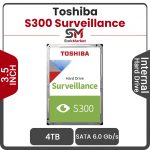 هارد اینترنال توشیبا Toshiba S300 Surveillance 4TB 128MB