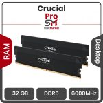 رم کامپیوتر کروشیال پرو ظرفیت 32 گیگابایت 6000 مگاهرتز CL36 دو کاناله DDR5