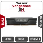 رم کامپیوتر DDR5 تک کاناله 5200 مگاهرتز CL40 کورسیر Vengeance ظرفیت 32 گیگابایت