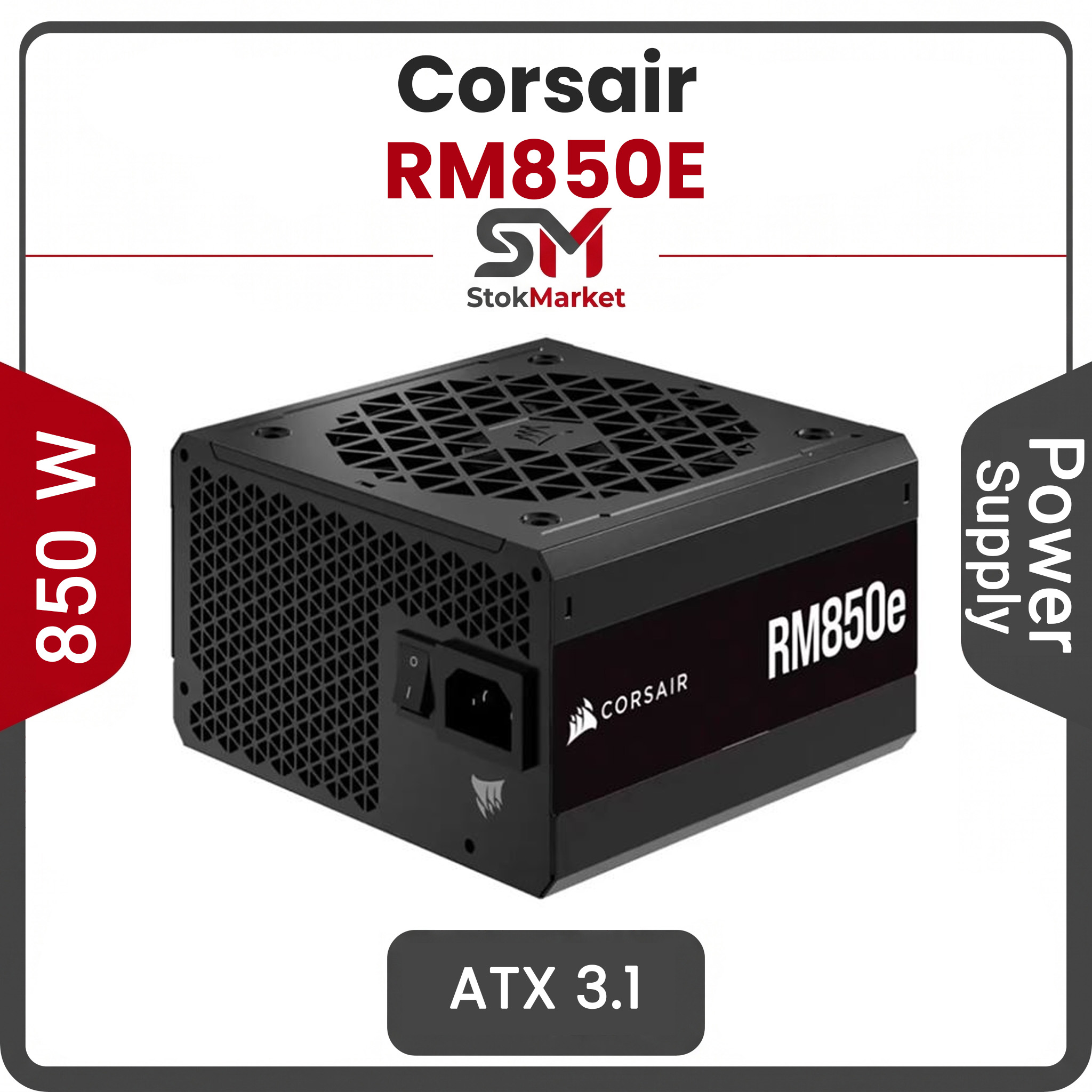 3e006c88-ab52-4bd2-8c09-59958bd60c پاور کورسیر 850 وات Power Corsair RM850E Gold - تصویر 1