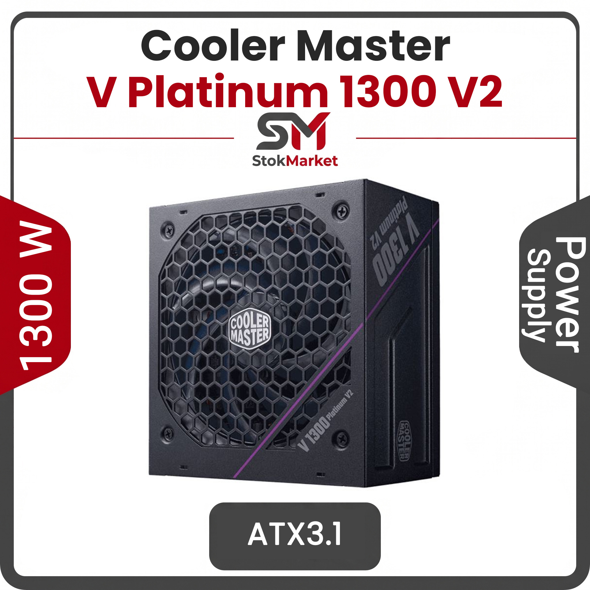 4ac309bf-8cfa-4caf-ac5-0edfde816f84 پاور کولر مستر V Platinum 1300 V2 ATX3.1 - تصویر 1