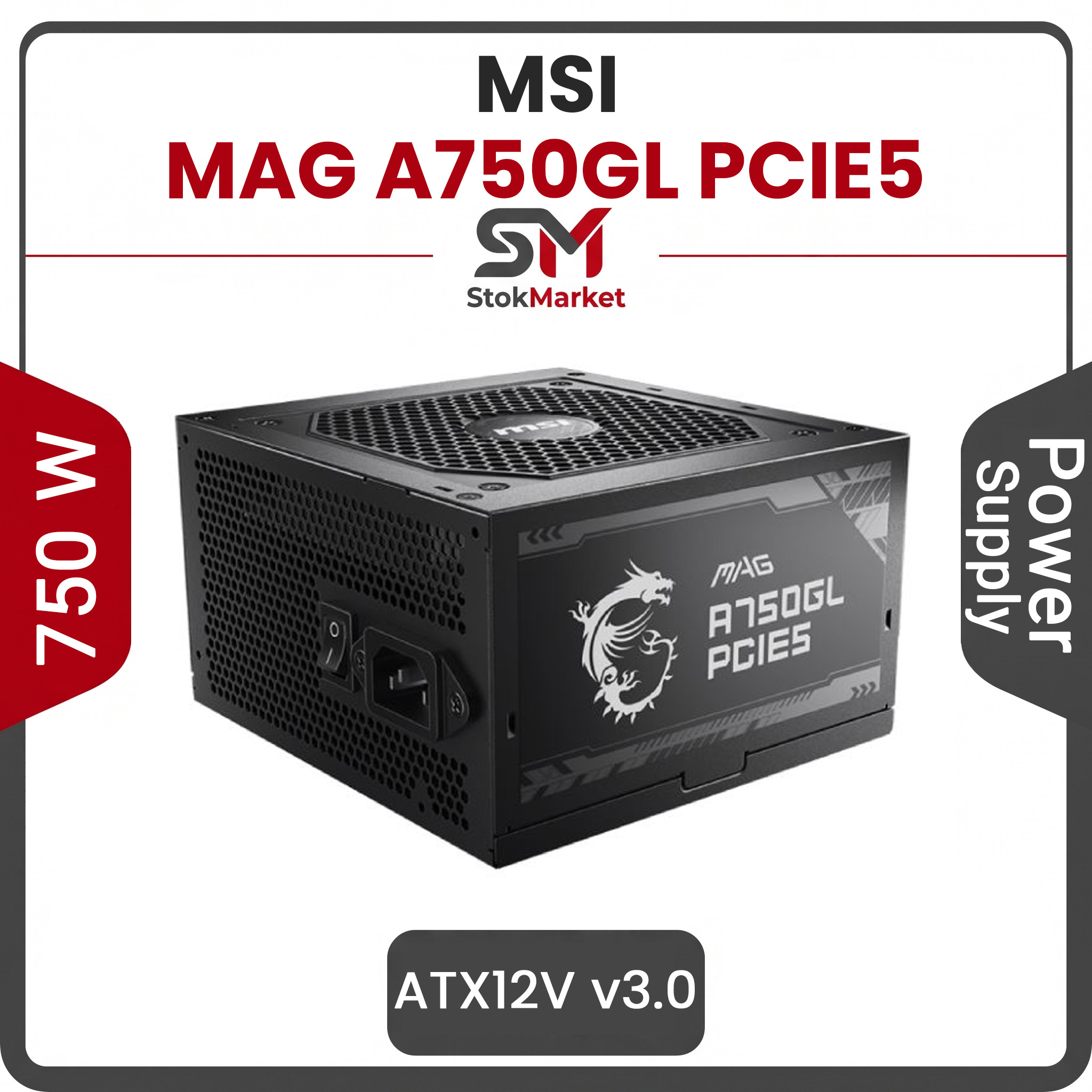 4edfd401-29301ea-a461-521f92c9b083 پاور 750 وات فول ماژولار ام اس آی MAG A750GL PCIE5 - تصویر 1