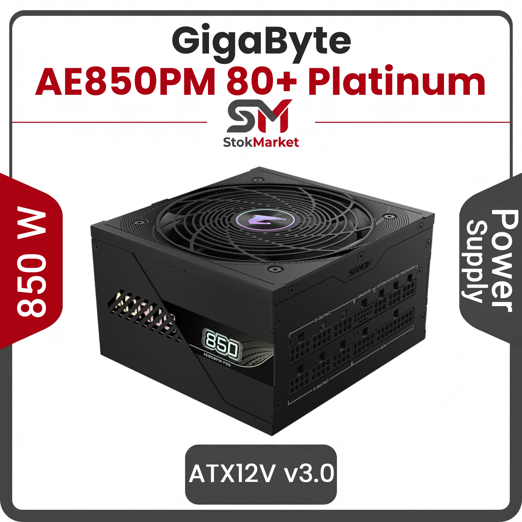 4fd25a23-5027-4b-a206-64b5b949cde0 پاور 850 وات گیگابایت مدل AORUS ELITE P850W 80+ Platinum Modular PCIe 5.0 (rev. 1.0) - تصویر 1