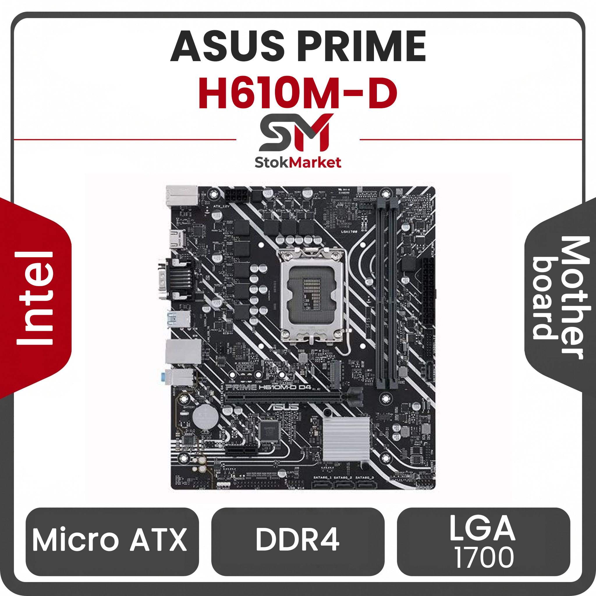 7a8ea397-038a-4a98--0b7e9e18f8a مادربرد ایسوس PRIME H610M-D D4 - تصویر 1