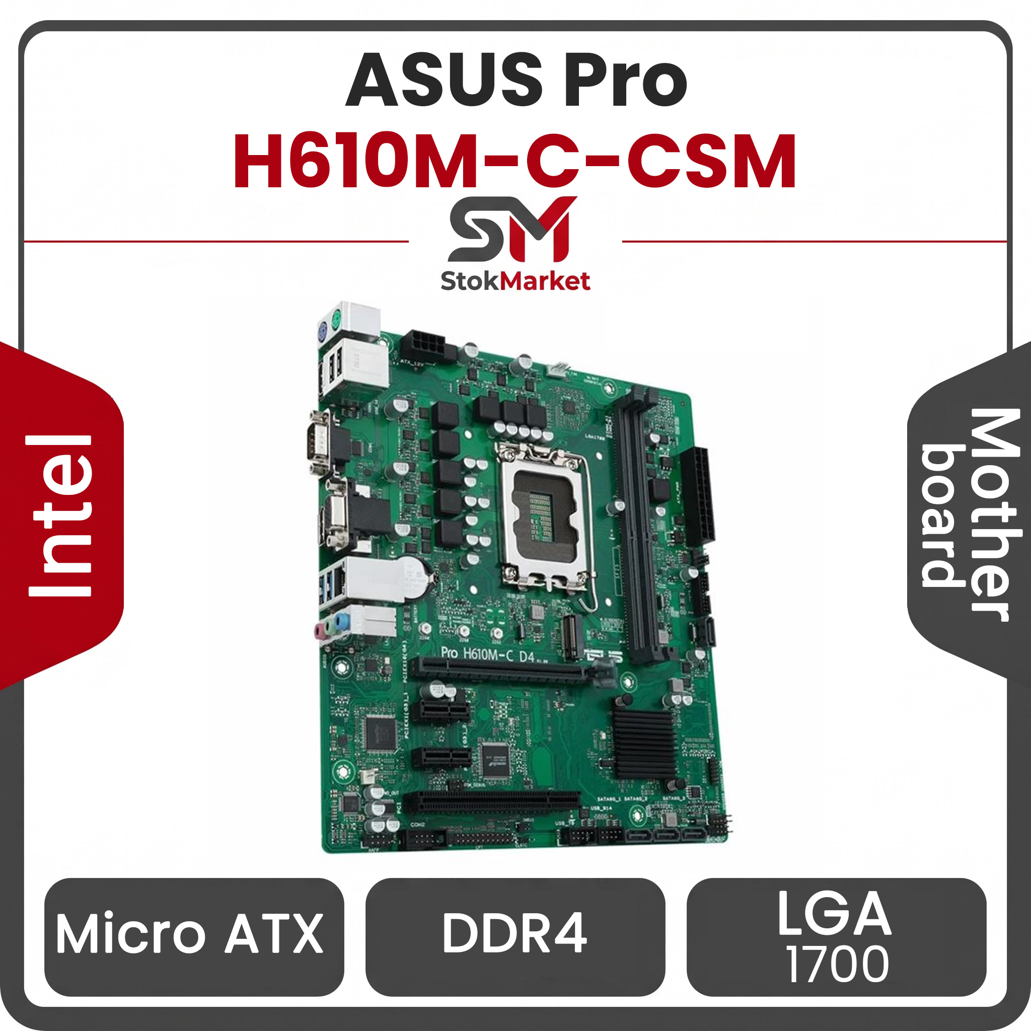 7a8ea397-038a-4a98-82e3-0b7e9e18f8a مادربرد ایسوس Pro H610M-C-CSM - تصویر 1