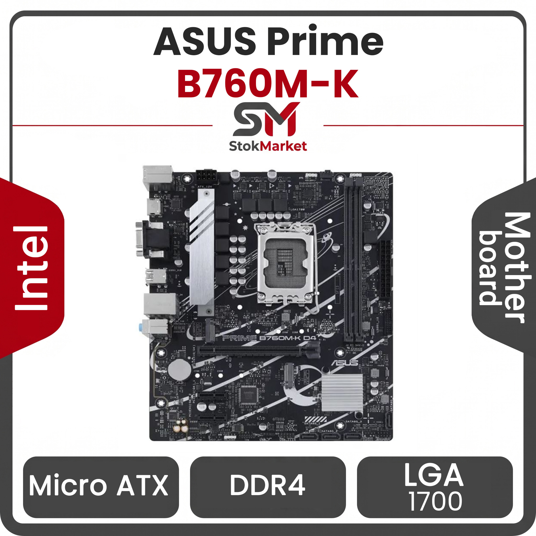 8af76345-20d0-442-96c9-2765022213fa مادربرد ایسوس Asus Prime B760M-K D4 - تصویر 1