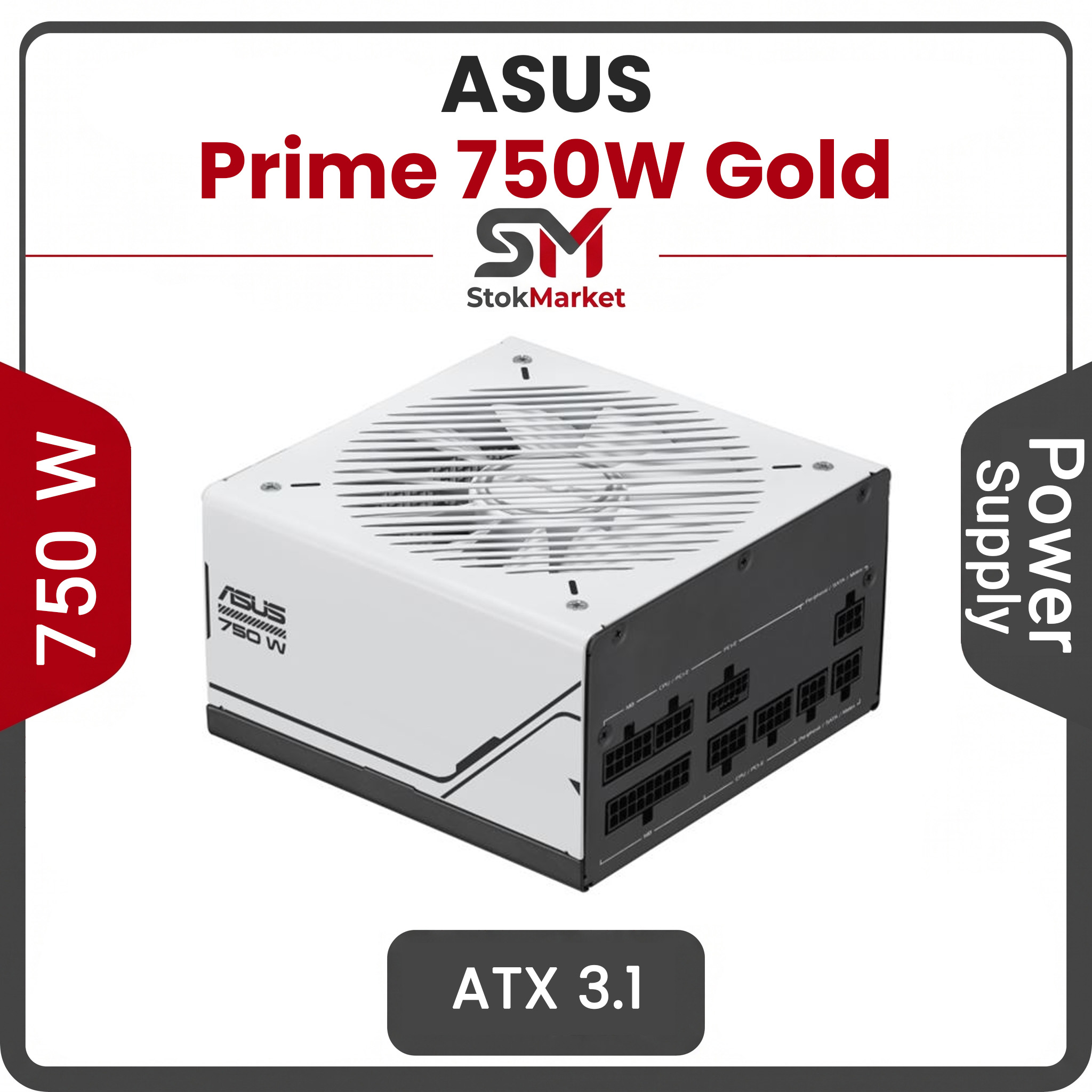 8c94be5b-e415-4e7b-92bb8c265ff0a پاور 750 وات ایسوس مدل Prime 750W Gold ATX3.1 Full Modular - تصویر 1