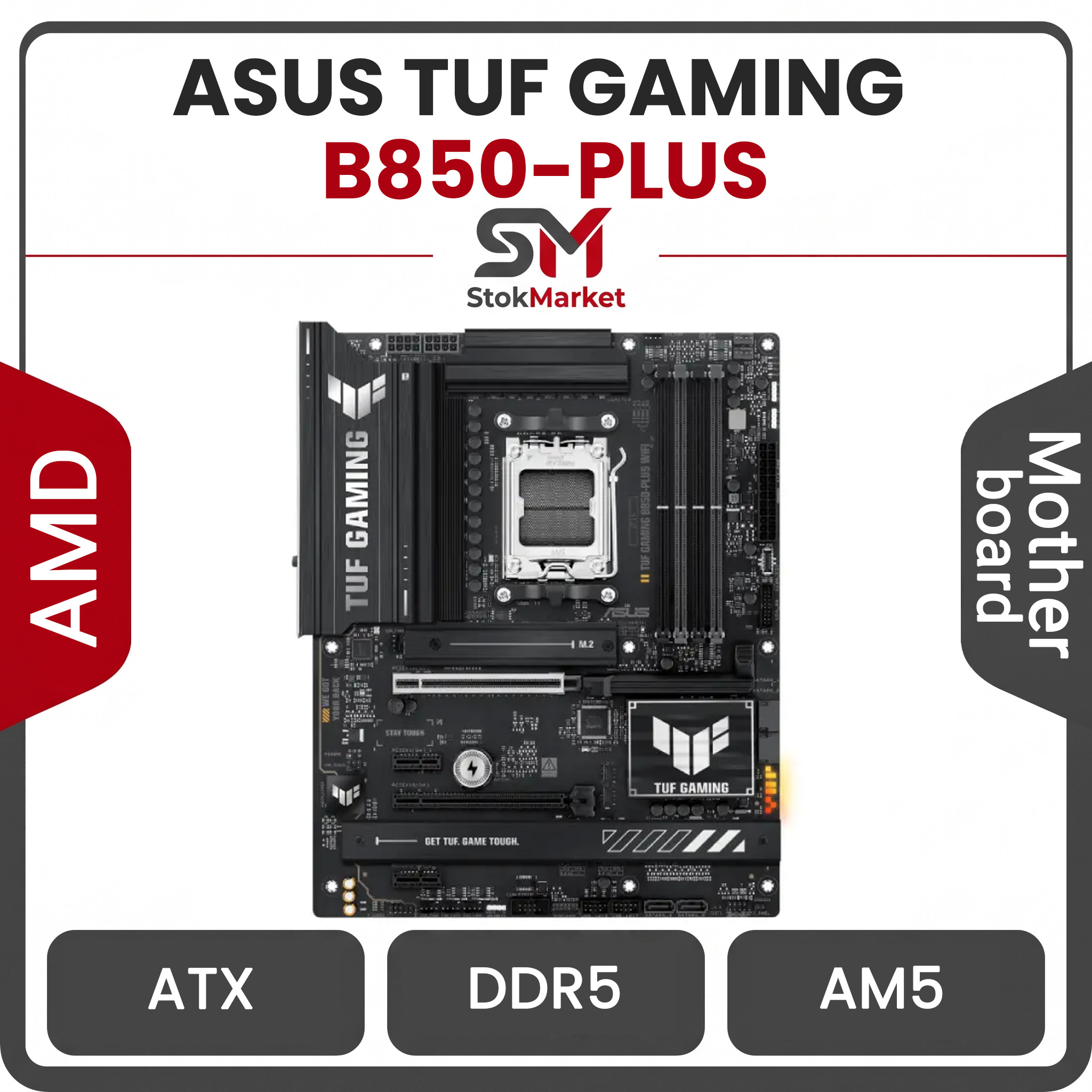 dac09d32-984d-4c28-82a-71fbc949763c مادربرد ایسوس مدل TUF GAMING B850-PLUS WIFI DDR5 - تصویر 1