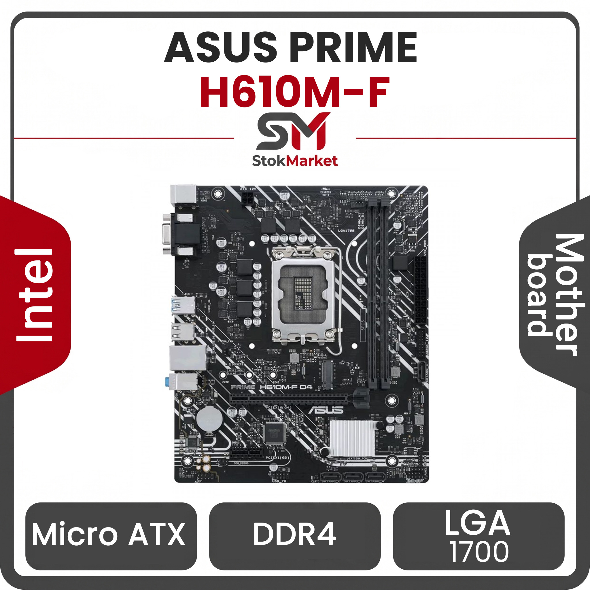 de8bc577-01e3-416-a734-e45487abdf9 مادربرد ایسوس مدل PRIME H610M-F D4 - تصویر 1
