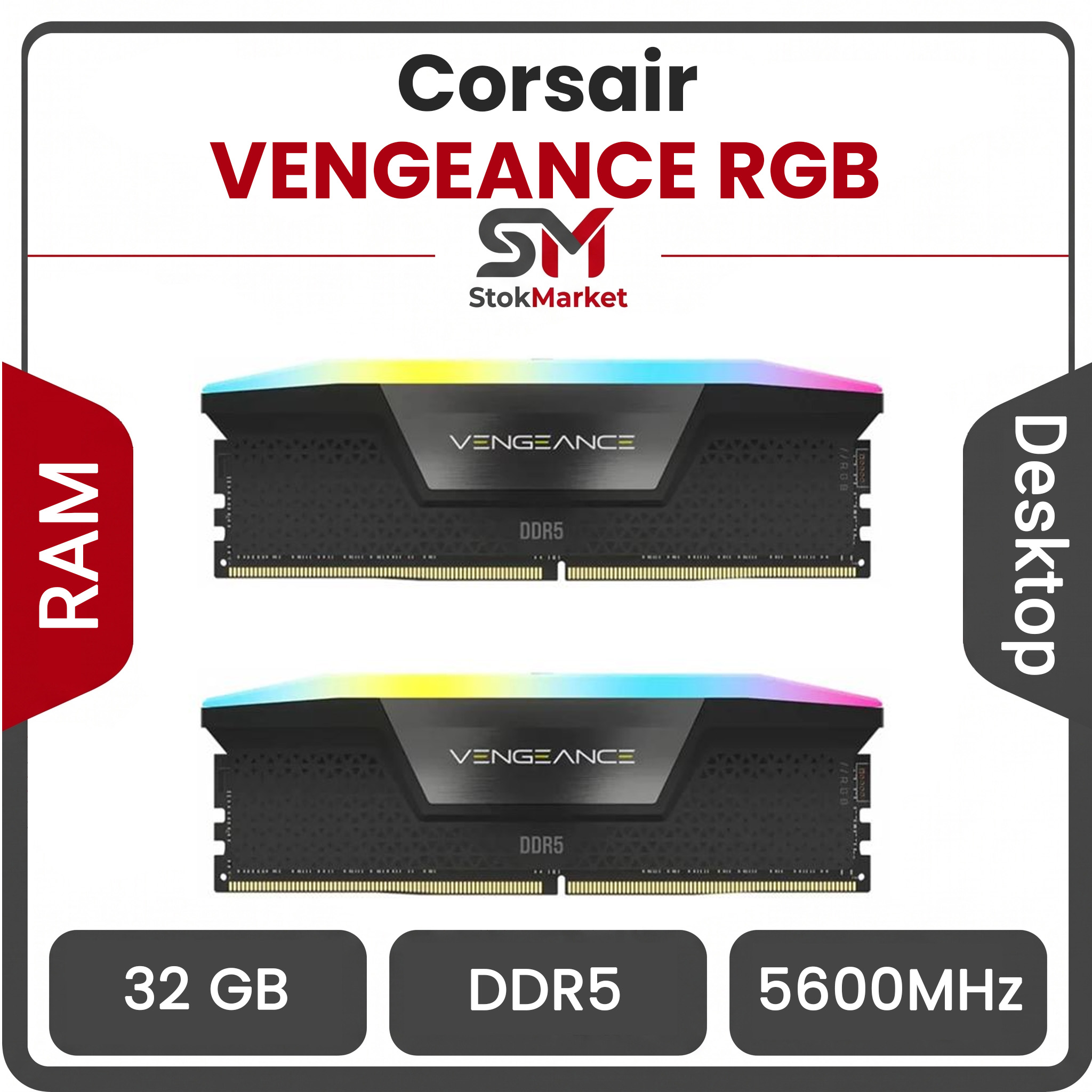 0fc9f0a3-23ca-4-e46440e22c40 رم کورسیر سری VENGEANCE RGB با ظرفیت 32 گیگابایت و فرکانس 5600 مگاهرتز - تصویر 1