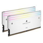 رم دسکتاپ کورسیر سفید مدل Dominator Titanium RGB DDR5 دو کاناله 7000 مگاهرتز ظرفیت 32 گیگابایت CL34 - تصویر 2