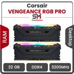رم کامپیوتر کورسیر Corsair VENGEANCE RGB PRO با ظرفیت 32 گیگابایت و فرکانس 3200 مگاهرتز