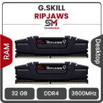 رم کامپیوتر جی اسکیل مدل RIPJAWS با ظرفیت 32 گیگابایت و فرکانس 3600 مگاهرتز
