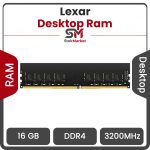 رم کامپیوتر DDR4 تک کاناله 3200 مگاهرتز CL22 لکسار ظرفیت 16 گیگابایت