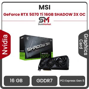 کارت گرافیک ام اس آی مدل GeForce RTX 5070 Ti 16GB SHADOW 3X OC