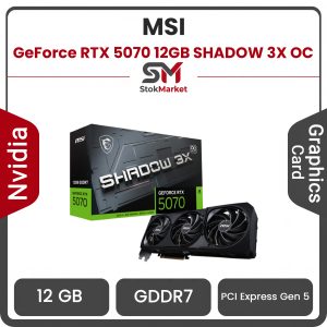 کارت گرافیک ام اس آی مدل GeForce RTX 5070 12GB SHADOW 3X OC