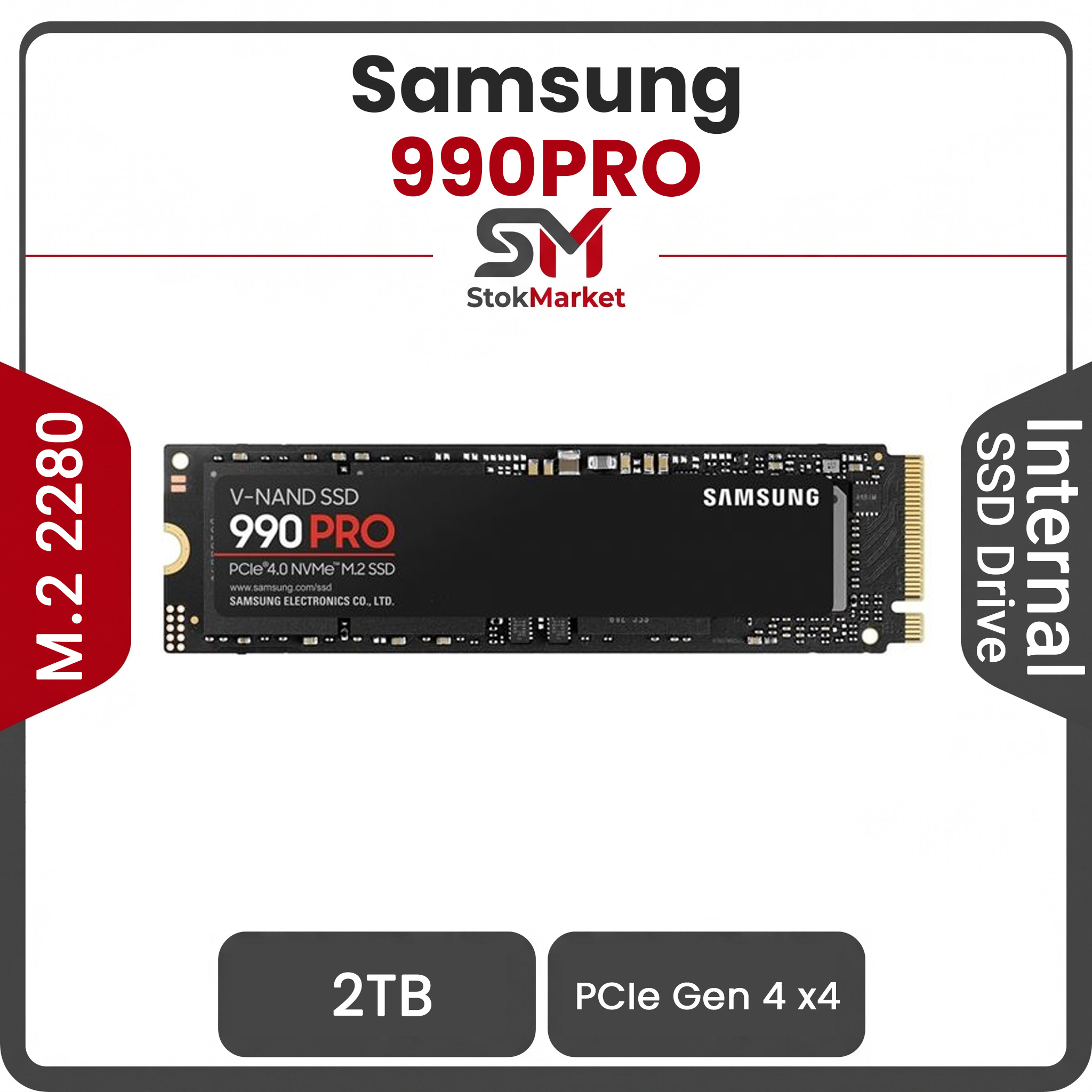 6b03d91c-de21-a2-8880-34a4e7db22fe73 اس اس دی اینترنال سامسونگ 990PRO ظرفیت 2 ترابایت - تصویر 1