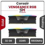 رم کورسیر سری VENGEANCE RGB با ظرفیت 32 گیگابایت و فرکانس 6600 مگاهرتز