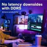 رم کامپیوتر DDR5 تک کاناله 4800 مگاهرتز CL40 کروشیال ظرفیت 16 گیگابایت - تصویر 4