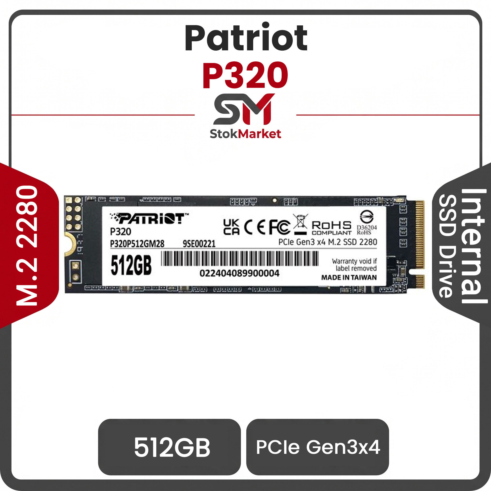 9cb607-5a87-41b2-bb-7bacaf1be800b0 اس اس دی پاتریوت SSD Patriot P320 512GB - تصویر 1