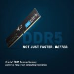 رم کامپیوتر DDR5 تک کاناله 5600 مگاهرتز کروشیال ظرفیت 16 گیگابایت - تصویر 3